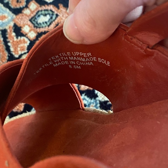 Red Espadrille Sandals - Picture 5 of 5